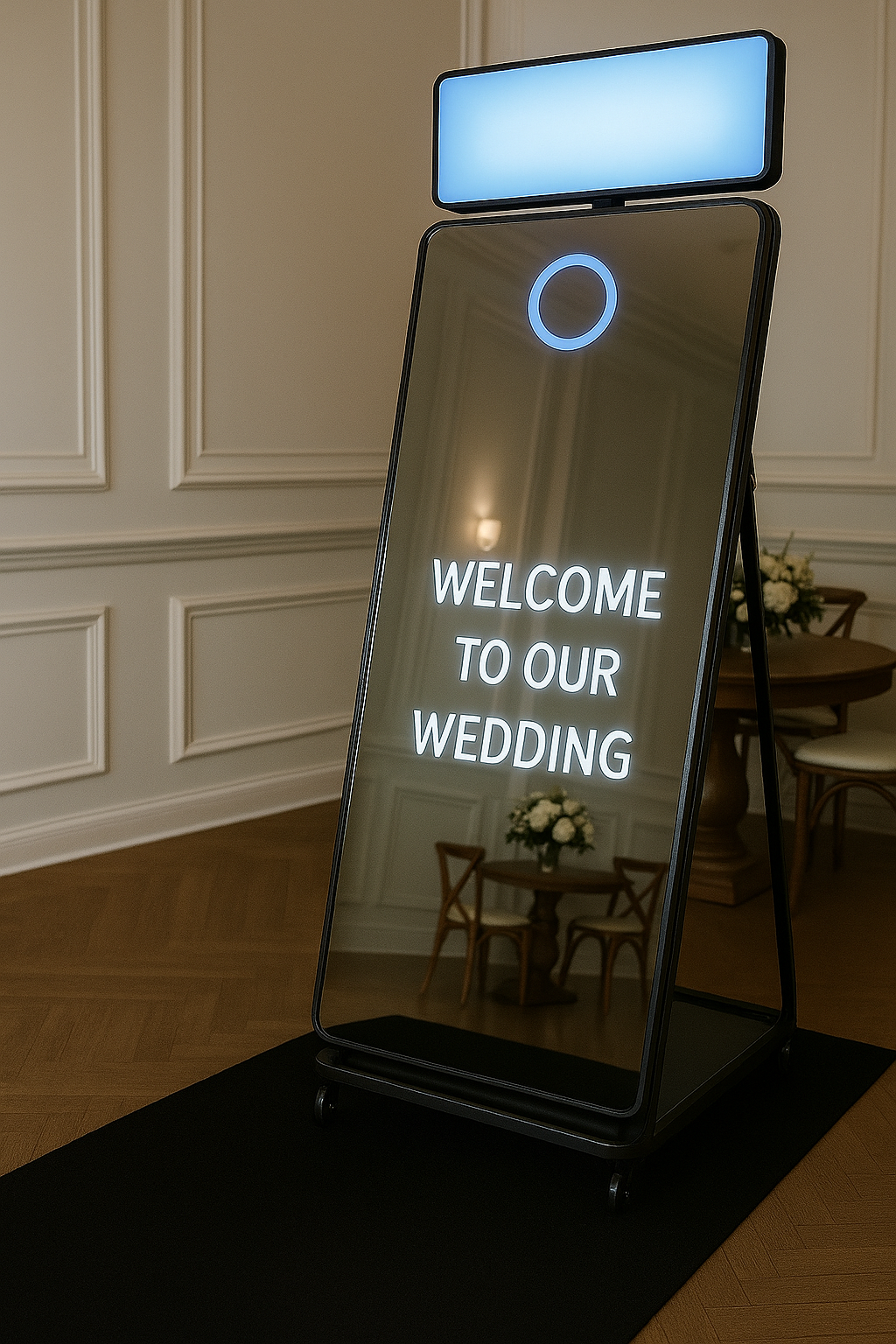 Mirror photobooth per matrimonio